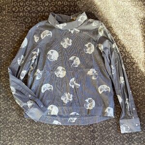 COS Printed Striped Backward Collared Shirt EUR32 XS